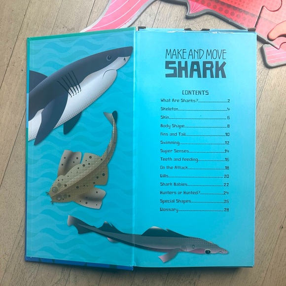 Make and Move: Shark by Jen Green, Book and puzzle - Picture 2 of 10
